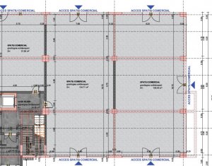 Spatiu comercial parter, open space 274mp, complex IRA Marasti