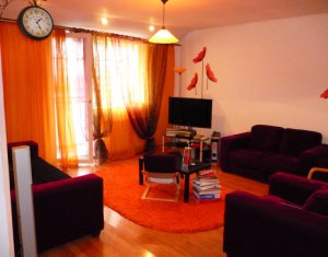 Apartament 4 camere, 2 bai, bloc nou, finisat, mobilier de lux, 110 mp, Manastur