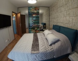 Apartament 2 camere, 56mp utili cu 10mp terasa, mobilat lux, parcare, Buna Ziua