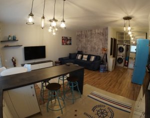 Apartament 2 camere, 56mp utili cu 10mp terasa, mobilat lux, parcare, Buna Ziua