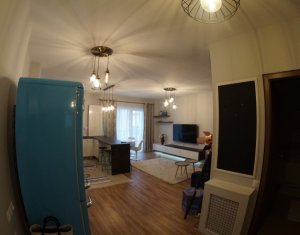 Apartament 2 camere, 56mp utili cu 10mp terasa, mobilat lux, parcare, Buna Ziua