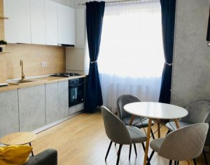 Apartament cu 1 camera, 43 mp, zona Gruia, mobilat modern
