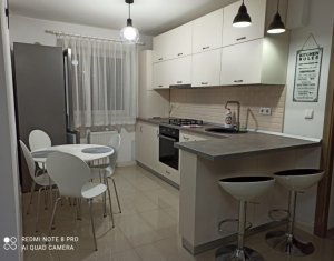 Apartament cu 2 camere, 55mp, mobilat modern, parcare, zona Intre Lacuri 