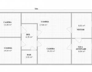 Spatiu kineto terapie 80mp, 4 cabinete, Intre Lacuri utilitati incluse