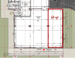 Spatiu comercial 68mp, open space, Borhanciului