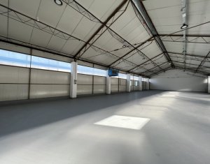 Depozit 1000mp, usi acces TIR, podea epoxy, incalzire, zona Someseni