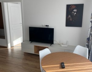 Apartament 2 camere, ultrafinisat si mobilat, cu parcare subterana