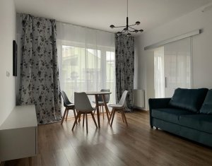 Apartament 2 camere, ultrafinisat si mobilat, cu parcare subterana