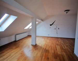 Penthouse de inchiriat, 264 mp utili, 3 camere, generos si spatios