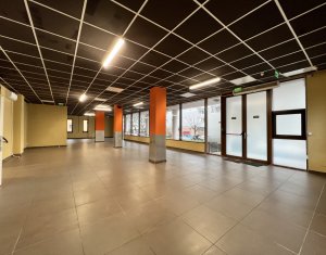 Spatiu comercial-showroom 245mp, 2 parcari, vitrina generoasa parc Farmec