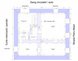 Spatiu comercial 62mp, 2 intrari, parcare, Casa de Cultura a Studentilor 