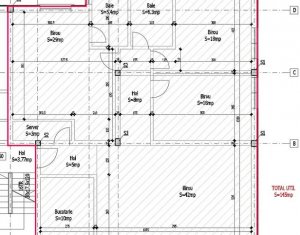 Inchiriere spatiu birouri 145mp 4 incaperi decomandate str. Republicii