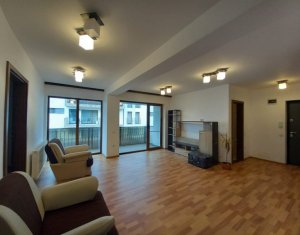 De inchiriat apartament 3 camere, bloc nou, garaj, locuinta/birou