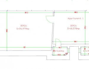 Birouri 50mp ultracentral, imobil modern cu lift, str. Regele Ferdinand 