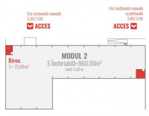 Industrial space for rent in Cluj-napoca, zone Someseni