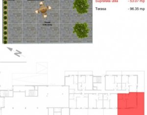 Apartament cu 2 camere de inchiriat, parcare, Centru