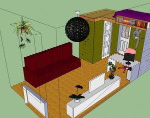 Studio cu mezanin de inchiriat in Centru cu cheltuieli incluse!