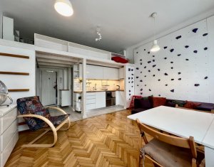 Studio cu mezanin de inchiriat in Centru cu cheltuieli incluse!