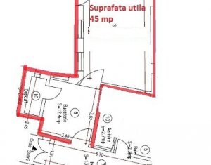 Bureau à louer dans Cluj-napoca, zone Centru