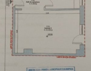 Espace Commercial à louer dans Cluj-napoca, zone Dambul Rotund