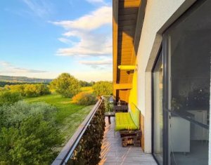 Apartament 3 camere modern, 2 balcoane, view superb spre natura, Floresti