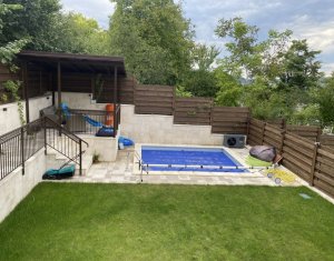 Duplex cu piscina, cartier Gruia, parcare, curte, terasa
