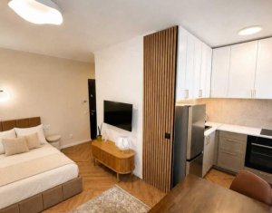 Garsoniera ultracentrala de inchiriat – complet renovata, mobilata si utilata