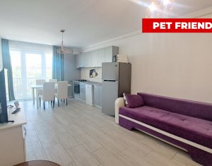 Apartament cu 2 camere, zona Platinia, cu parcare subterana, pet friendly