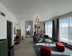 Apartament cu 2 camere, lux, terasa 25 mp, parcare inclusa, dog friendly