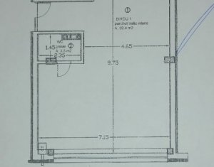 Spatiu Birou 63 mp, garaj inclus, piata Abator - str. Somesului